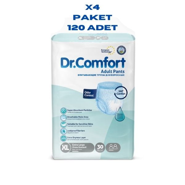 Dr.Comfort%20(XL)%20Külotlu%20Hasta%20Bezi%20Emici%20Külot%20120%20Adet