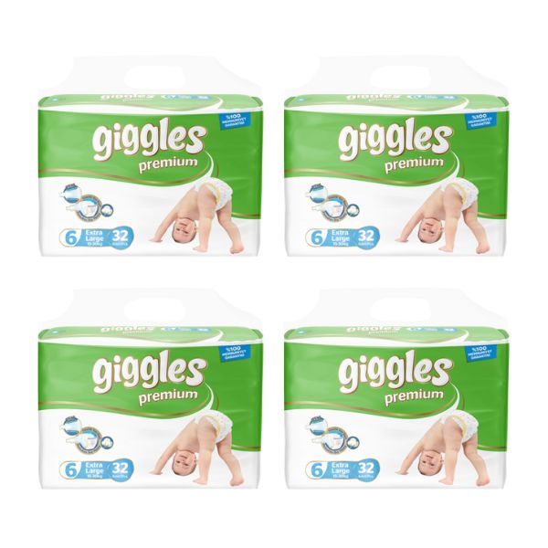 Giggles%20Premium%20Ekstra%20Large%206%20Numara%20(15-30%20kg)%20128%20Adet