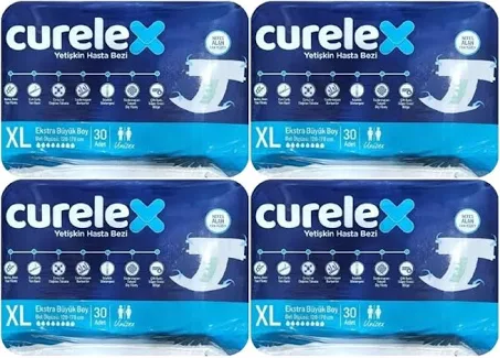 CURELEX%20(XL)%20Bel%20Bantlı%20Hasta%20Bezi%20120%20Adet