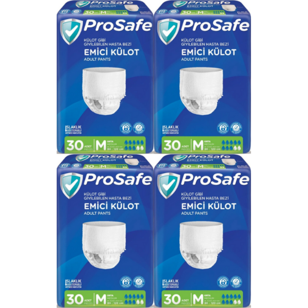 PROSAFE%20Emici%20külot%20(M)%20Hasta%20Bezi%20120%20Adet