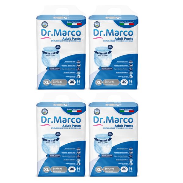 DR.MARCO%20(XL)%20Külotlu%20Hasta%20Bezi%20Emici%20Külot%20120%20Adet