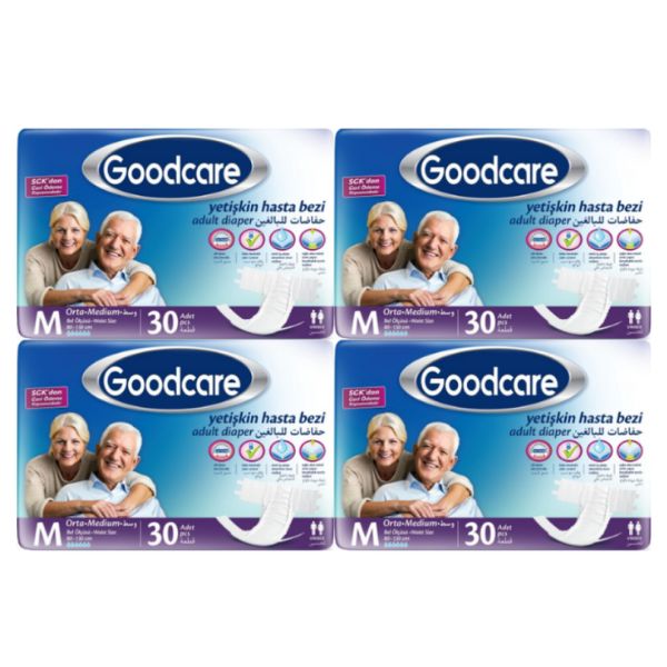 GOODCARE%20(M)%20Bel%20Bantlı%20Hasta%20Bezi%20120%20Adet