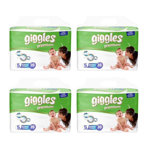 Giggles%20Premium%20Junior%205%20Numara%20(11-25%20kg)%20144%20Adet