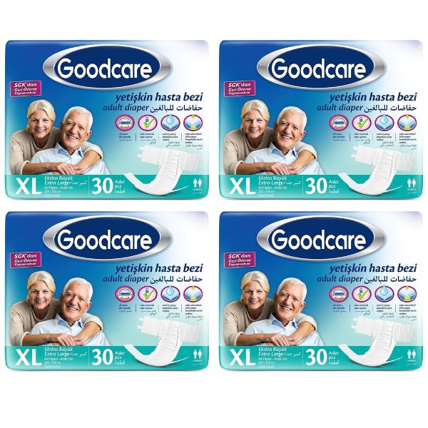 GOODCARE%20(XL)%20Bel%20Bantlı%20Hasta%20Bezi%20120%20Adet